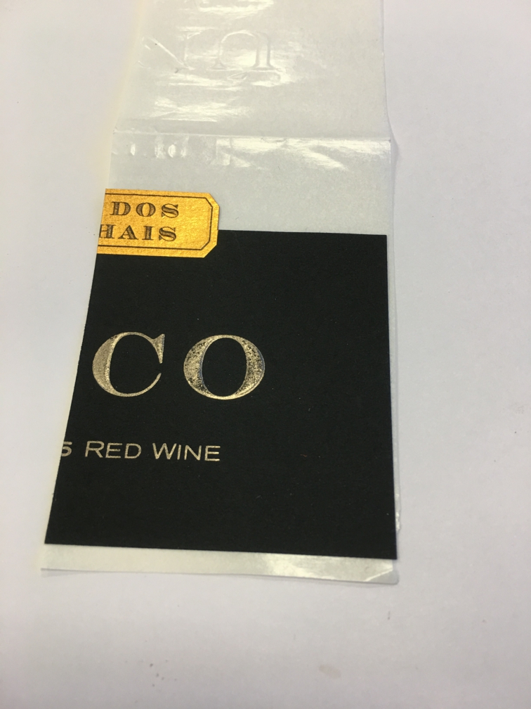Red Wine Label